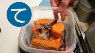 動画「常備菜で焼鮭」